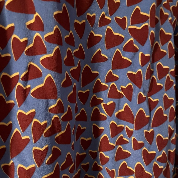 Anthropologie Silk Maeve heart blouse - Picture 3 of 5